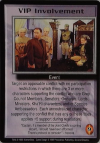 VIP Involvement - Rare